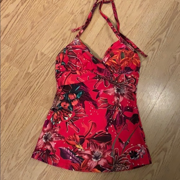 Hapari Dragon Twist Tankini Halter Swim Top XS NEW - Picture 4 of 7